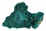 Brilliant Blue-Green Chrysocolla on Quartz - Tentadora Mine, Peru #169251-1